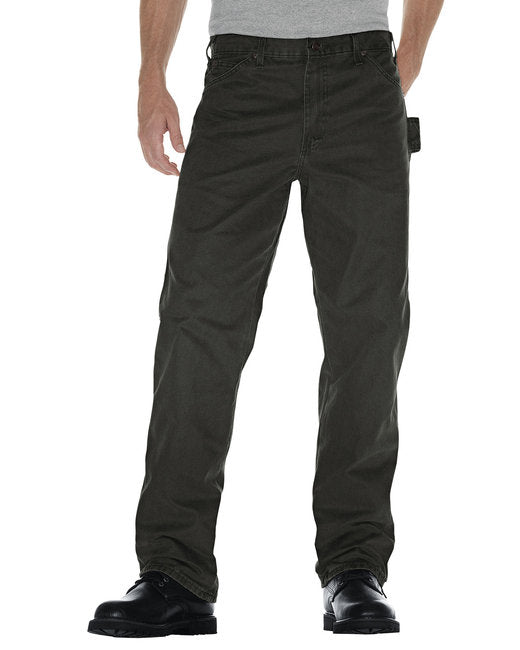 DU336R Dickies Men's Relaxed Fit Straight-Leg Carpenter Duck Pant