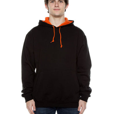 F1023 Beimar Drop Ship Unisex Contrast Hooded Sweatshirt