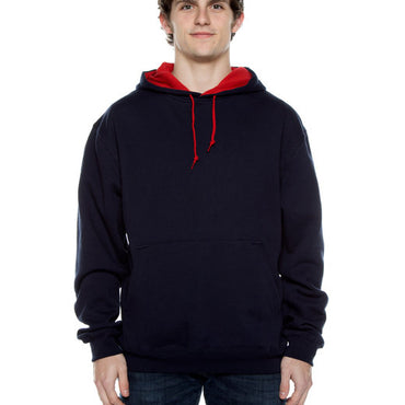 F1023 Beimar Drop Ship Unisex Contrast Hooded Sweatshirt