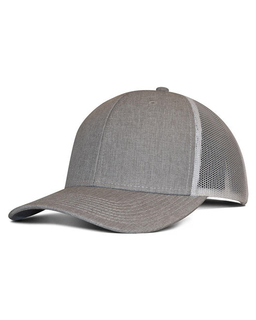 F211 Fahrenheit Heathered Cotton Polyester Trucker Hat