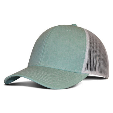 F211 Fahrenheit Heathered Cotton Polyester Trucker Hat