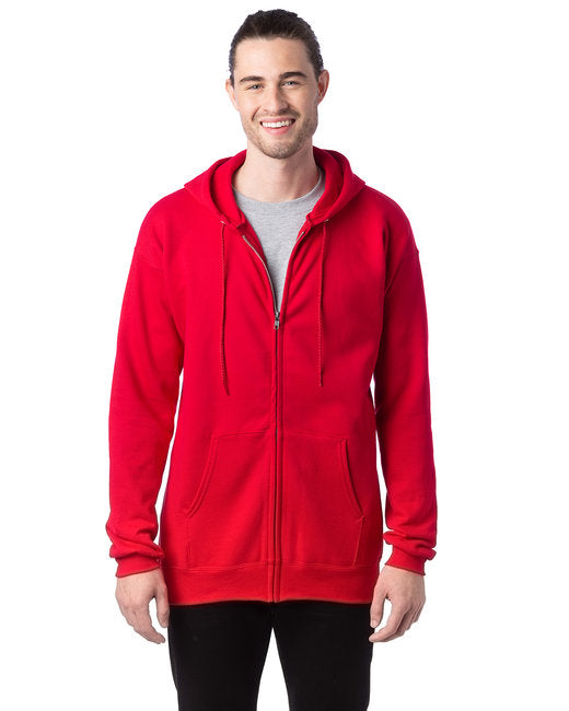 F280 Hanes Adult 9.7 oz. Ultimate Cotton® 90/10 Full-Zip Hooded Sweatshirt