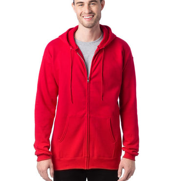 F280 Hanes Adult 9.7 oz. Ultimate Cotton® 90/10 Full-Zip Hooded Sweatshirt