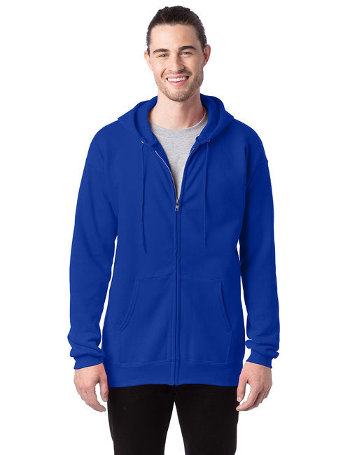 F280 Hanes Adult 9.7 oz. Ultimate Cotton® 90/10 Full-Zip Hooded Sweatshirt