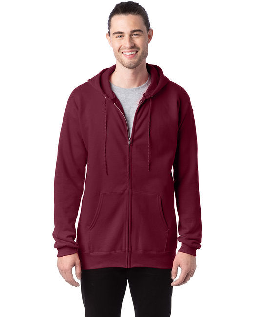 F280 Hanes Adult 9.7 oz. Ultimate Cotton® 90/10 Full-Zip Hooded Sweatshirt