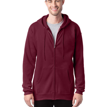 F280 Hanes Adult 9.7 oz. Ultimate Cotton® 90/10 Full-Zip Hooded Sweatshirt