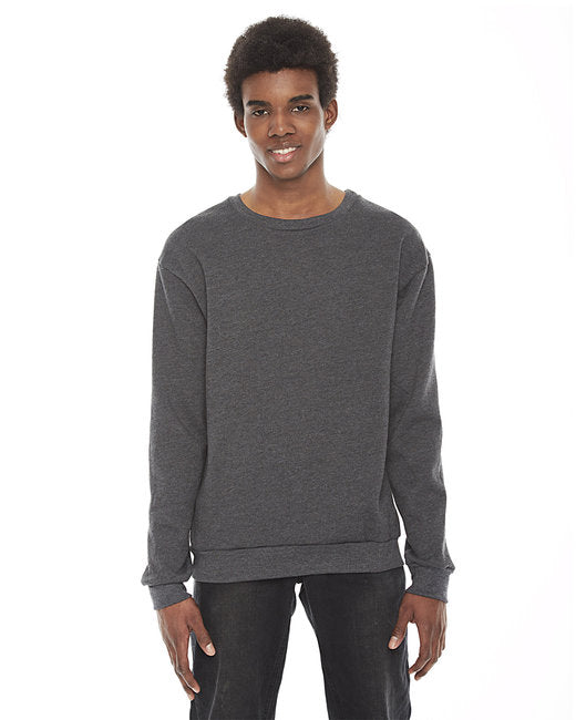 F496W American Apparel Unisex Flex Fleece Drop Shoulder Pullover Crewneck