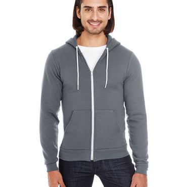 F497 American Apparel Unisex Flex Fleece USA Made Zip Hoodie