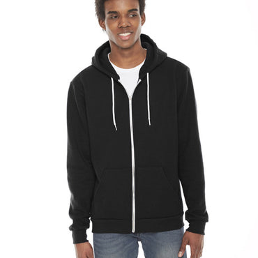 F497 American Apparel Unisex Flex Fleece USA Made Zip Hoodie