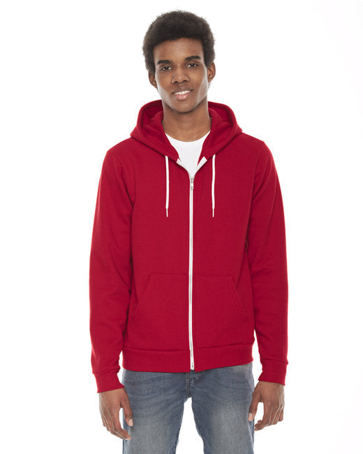 F497W American Apparel Unisex Flex Fleece Zip Hoodie