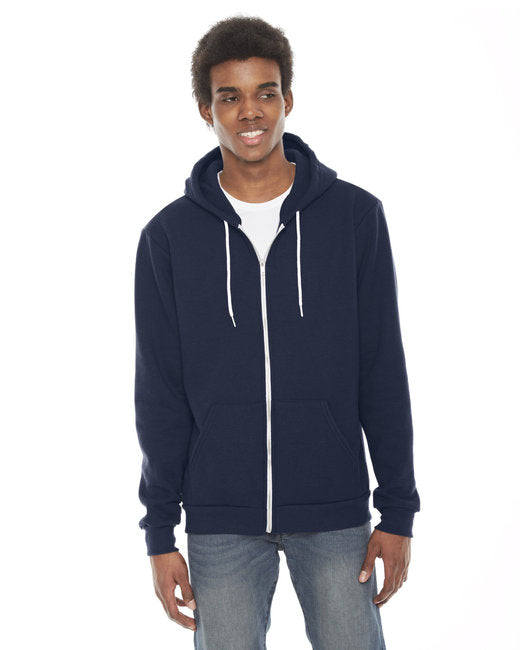 F497W American Apparel Unisex Flex Fleece Zip Hoodie