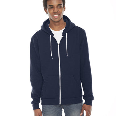 F497W American Apparel Unisex Flex Fleece Zip Hoodie