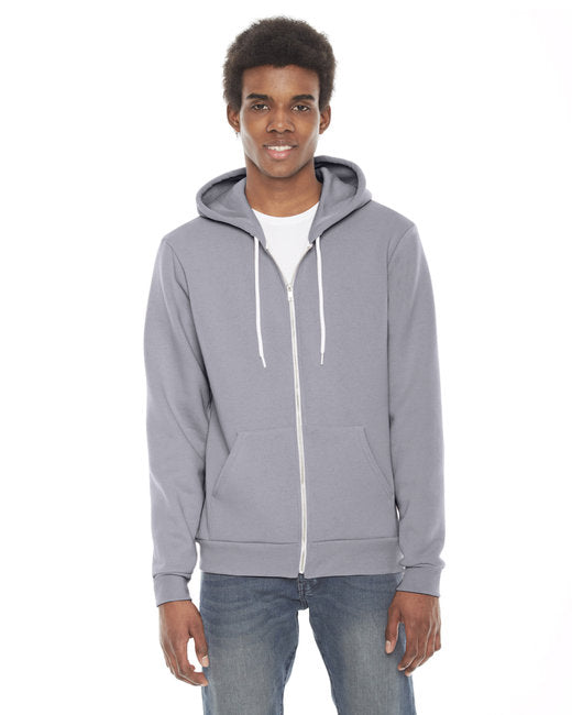 F497W American Apparel Unisex Flex Fleece Zip Hoodie