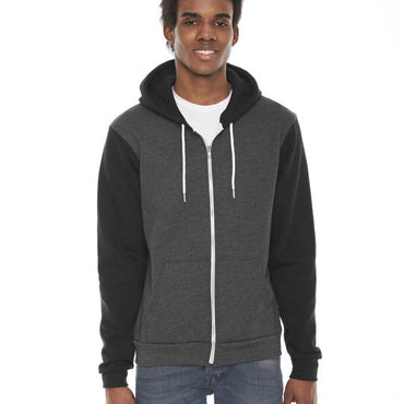 F497W American Apparel Unisex Flex Fleece Zip Hoodie