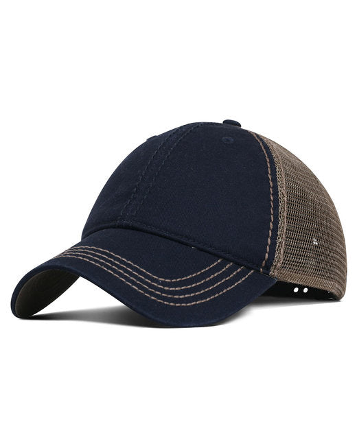 F787 Fahrenheit Garment Washed Cotton Mesh Back Hat