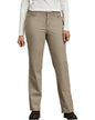 FP342 Dickies Ladies' Curvy Fit Straight Leg Flat Front Pant