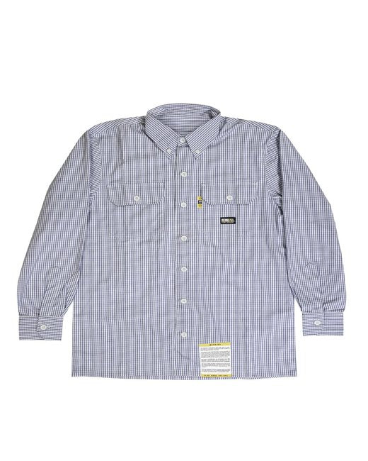 FRSH21 Berne Men's Flame-Resistant Down Plaid Work Shirt