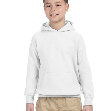 G185B Gildan Youth Heavy Blend™ 8 oz., 50/50 Hooded Sweatshirt