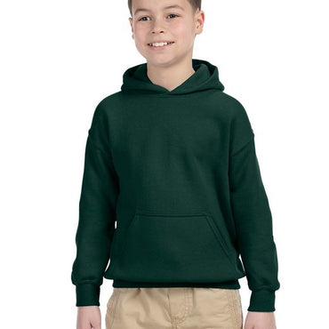 G185B Gildan Youth Heavy Blend™ 8 oz., 50/50 Hooded Sweatshirt