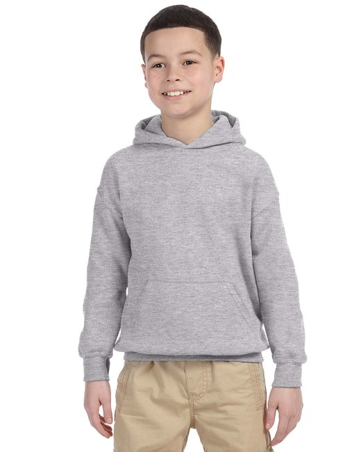 G185B Gildan Youth Heavy Blend™ 8 oz., 50/50 Hooded Sweatshirt