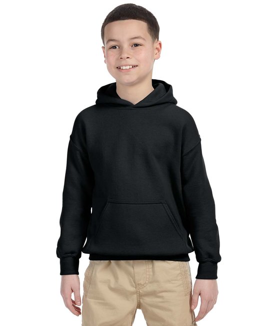 G185B Gildan Youth Heavy Blend™ 8 oz., 50/50 Hooded Sweatshirt