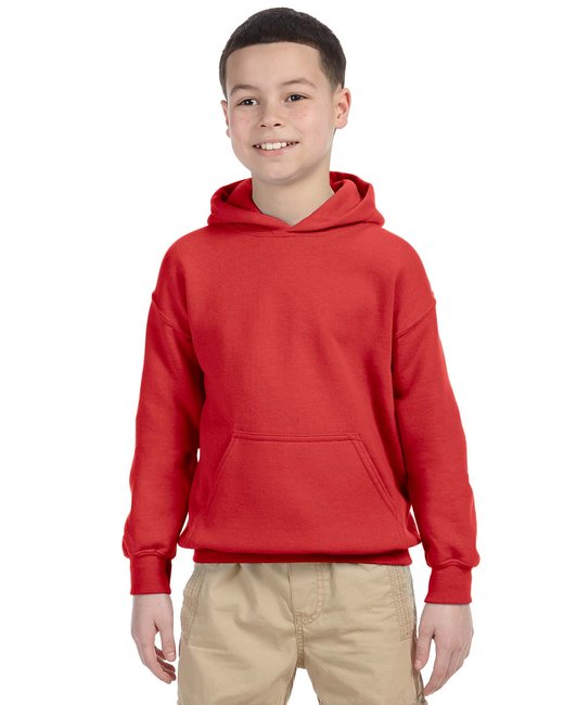 G185B Gildan Youth Heavy Blend™ 8 oz., 50/50 Hooded Sweatshirt