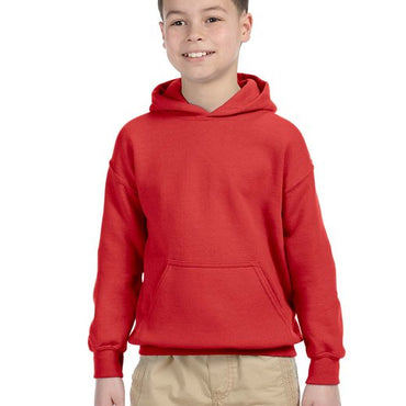 G185B Gildan Youth Heavy Blend™ 8 oz., 50/50 Hooded Sweatshirt