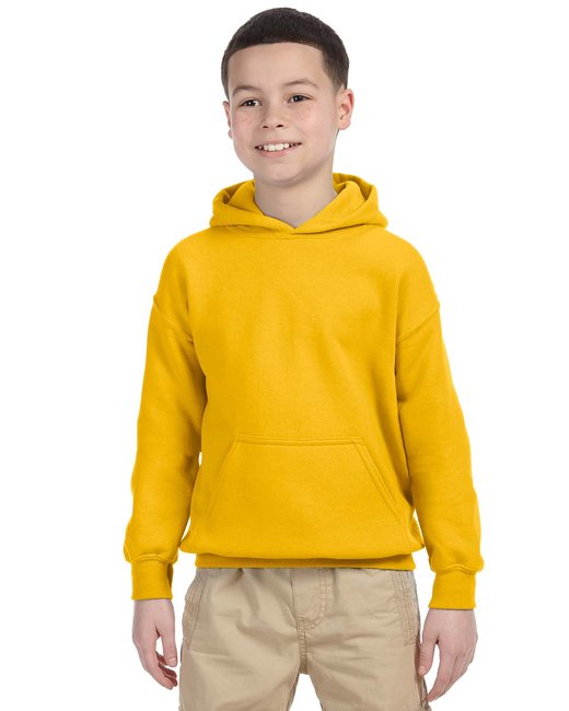 G185B Gildan Youth Heavy Blend™ 8 oz., 50/50 Hooded Sweatshirt