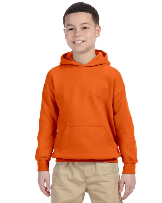 G185B Gildan Youth Heavy Blend™ 8 oz., 50/50 Hooded Sweatshirt