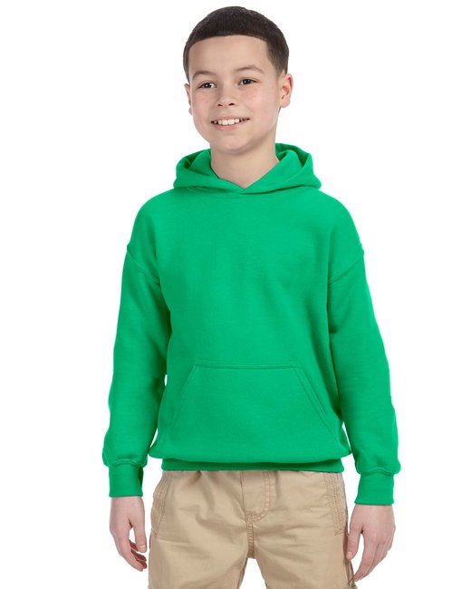 G185B Gildan Youth Heavy Blend™ 8 oz., 50/50 Hooded Sweatshirt