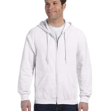 G186 Gildan Adult Heavy Blend™ 8 oz., 50/50 Full-Zip Hooded Sweatshir