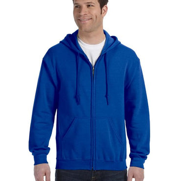 G186 Gildan Adult Heavy Blend™ 8 oz., 50/50 Full-Zip Hooded Sweatshir