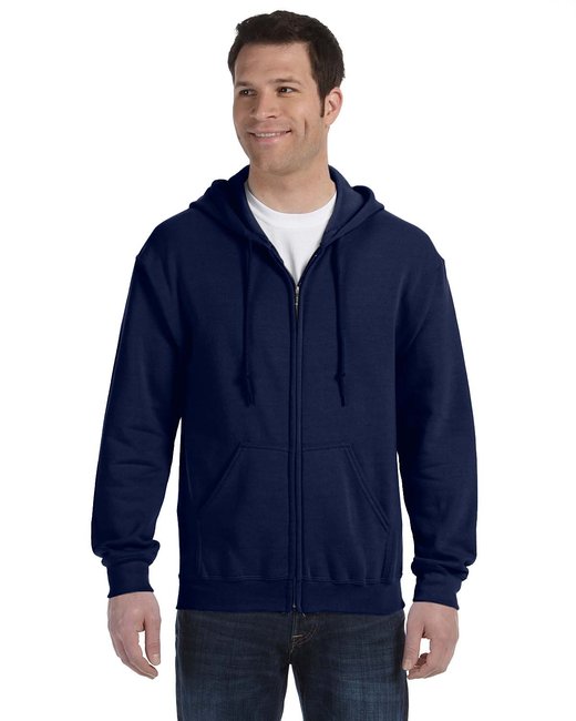 G186 Gildan Adult Heavy Blend™ 8 oz., 50/50 Full-Zip Hooded Sweatshir