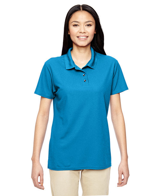 G458L Gildan Ladies' Performance® Double Piqué Polo