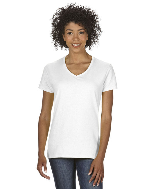 G500VL Gildan Ladies' Heavy Cotton™ V-Neck T-Shirt