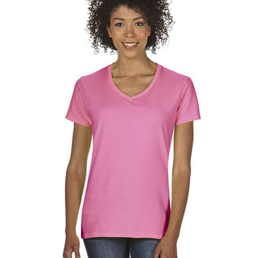 G500VL Gildan Ladies' Heavy Cotton™ V-Neck T-Shirt