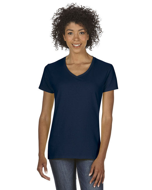 G500VL Gildan Ladies' Heavy Cotton™ V-Neck T-Shirt