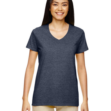 G500VL Gildan Ladies' Heavy Cotton™ V-Neck T-Shirt