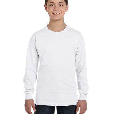 G540B Gildan Youth Heavy Cotton™ Long-Sleeve T-Shirt