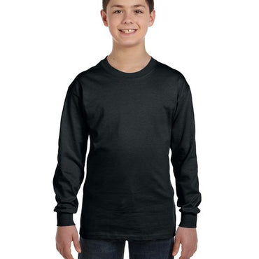 G540B Gildan Youth Heavy Cotton™ Long-Sleeve T-Shirt