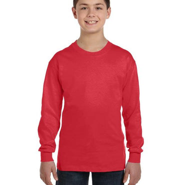 G540B Gildan Youth Heavy Cotton™ Long-Sleeve T-Shirt