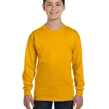 G540B Gildan Youth Heavy Cotton™ Long-Sleeve T-Shirt