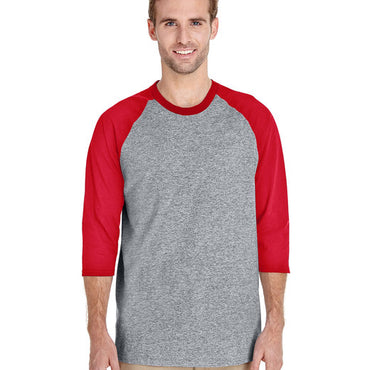 G570 Gildan Adult Heavy Cotton™ 3/4-Raglan Sleeve T-Shirt