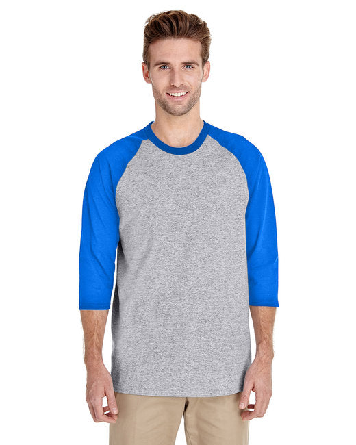 G570 Gildan Adult Heavy Cotton™ 3/4-Raglan Sleeve T-Shirt