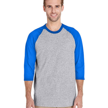 G570 Gildan Adult Heavy Cotton™ 3/4-Raglan Sleeve T-Shirt