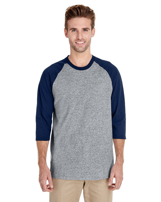 G570 Gildan Adult Heavy Cotton™ 3/4-Raglan Sleeve T-Shirt