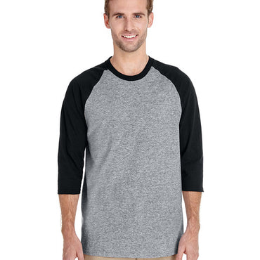 G570 Gildan Adult Heavy Cotton™ 3/4-Raglan Sleeve T-Shirt