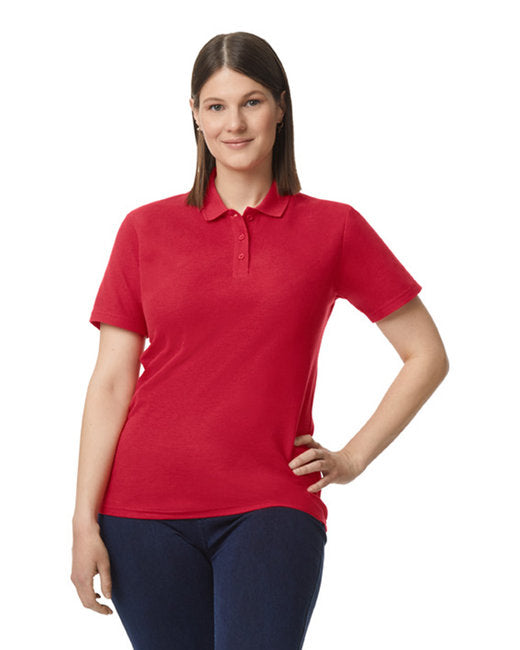 G648L Gildan Ladies' Softstyle Double Pique Polo