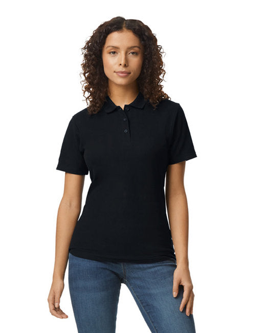 G648L Gildan Ladies' Softstyle Double Pique Polo