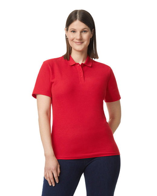 G648L Gildan Ladies' Softstyle Double Pique Polo